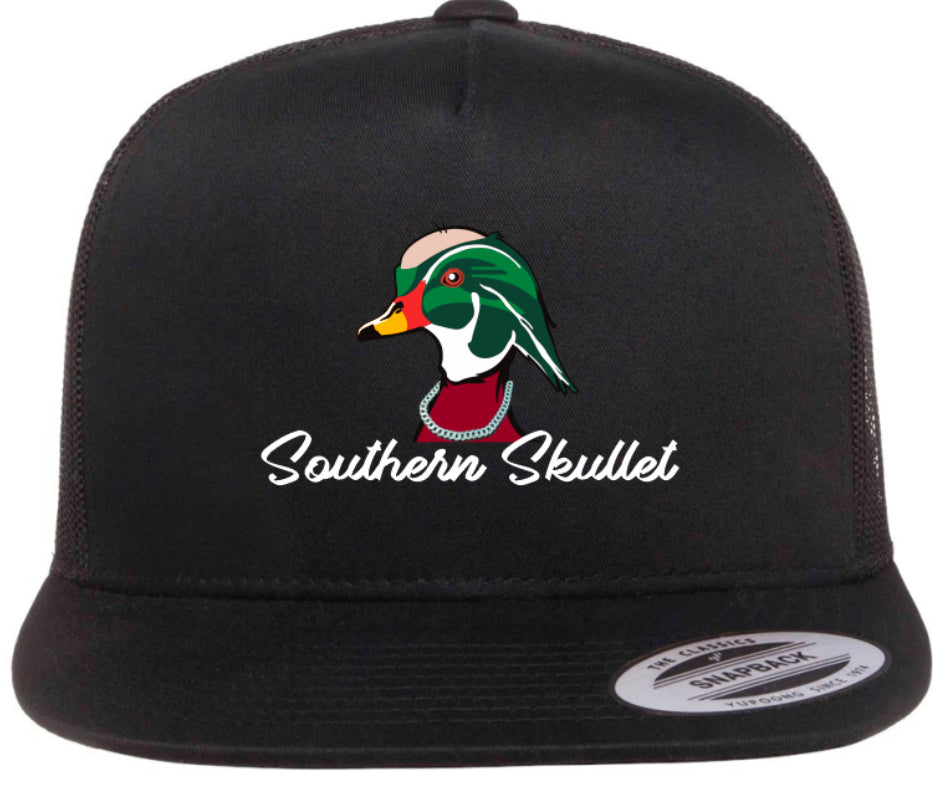 Black southern skullet hat