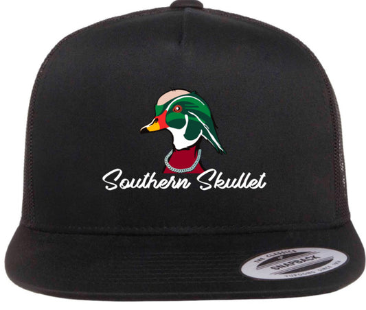 Black southern skullet hat
